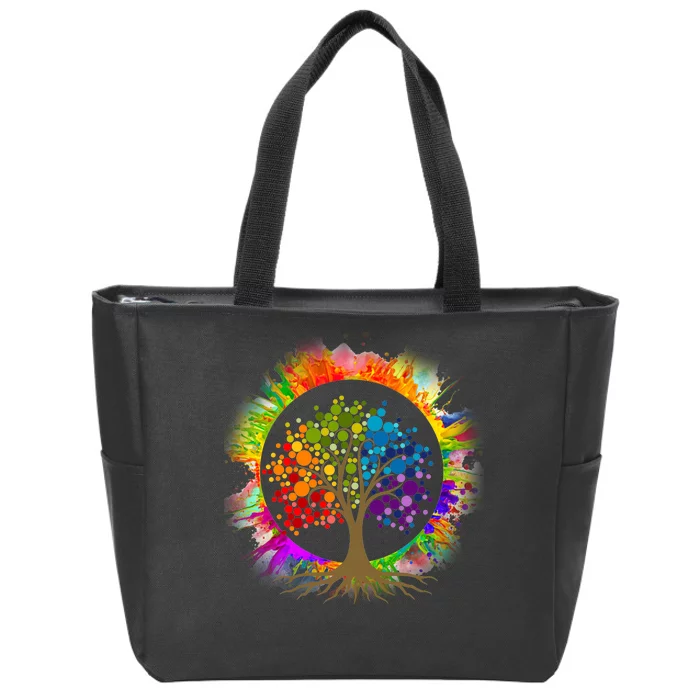 Tree Of Life Zip Tote Bag