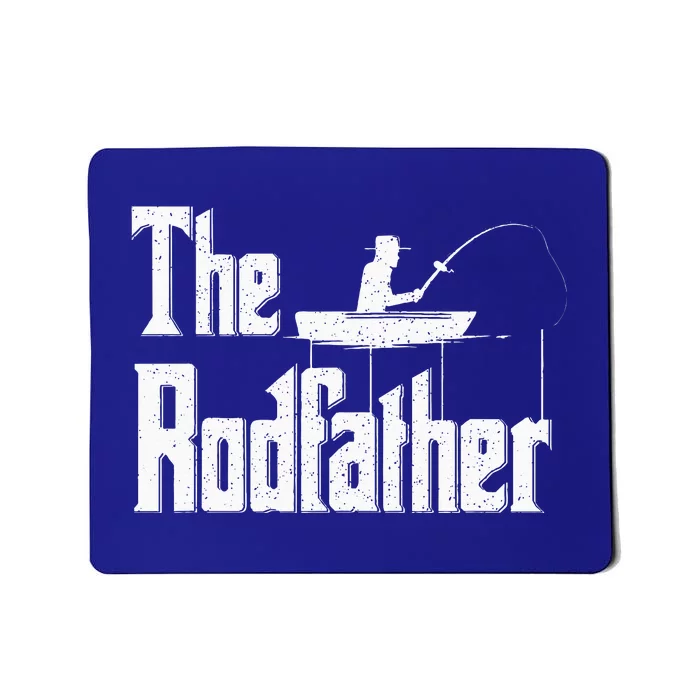 The Rodfather Funny Fishing Dad Mousepad