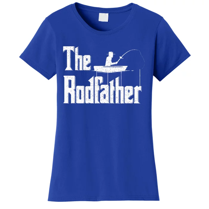 The Rodfather Funny Fishing Dad Women's T-Shirt