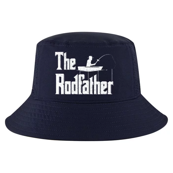 The Rodfather Funny Fishing Dad Cool Comfort Performance Bucket Hat