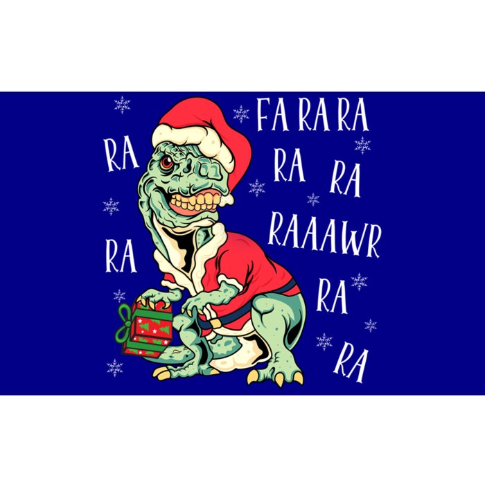 T Rex Fa Ra Ra Ra Ra Rawr Christmas Dinosaur Santa Rex Boys Cute Gift Bumper Sticker