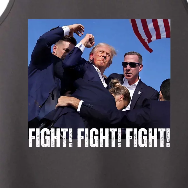 Trump Rally Fight Trump Rally Fight! Fight! Fight! Performance Tank