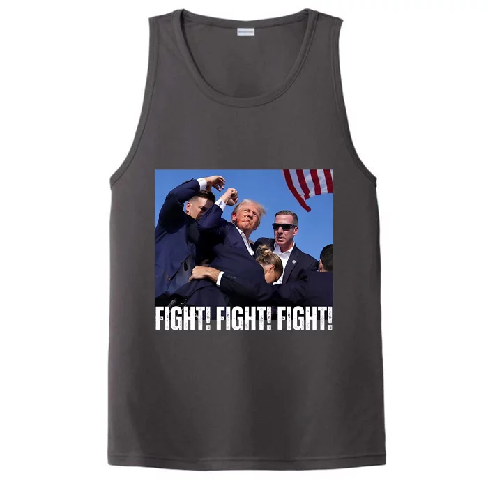 Trump Rally Fight Trump Rally Fight! Fight! Fight! Performance Tank