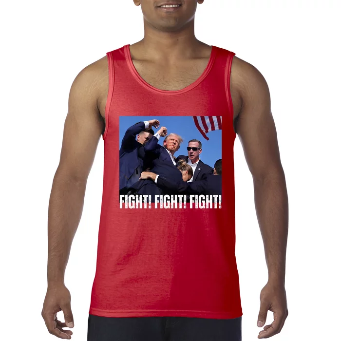 Trump Rally Fight Trump Rally Fight! Fight! Fight! Tank Top