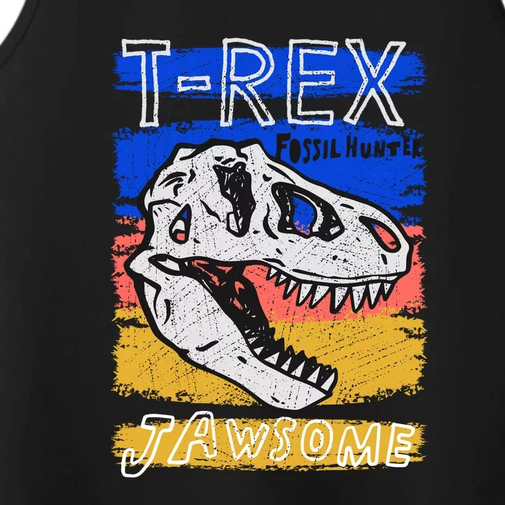 T Rex Fossil Hunter Jawsome Performance Tank