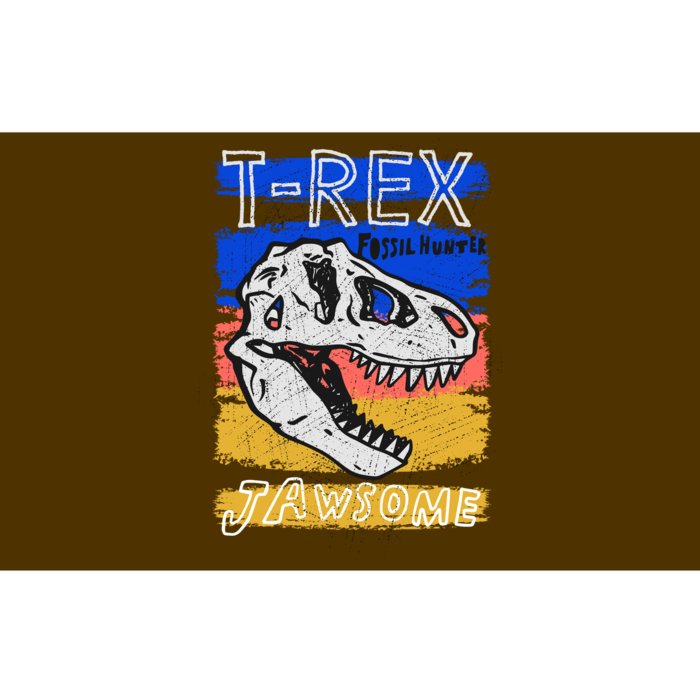 T Rex Fossil Hunter Jawsome Bumper Sticker