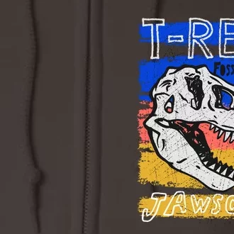 T Rex Fossil Hunter Jawsome Full Zip Hoodie