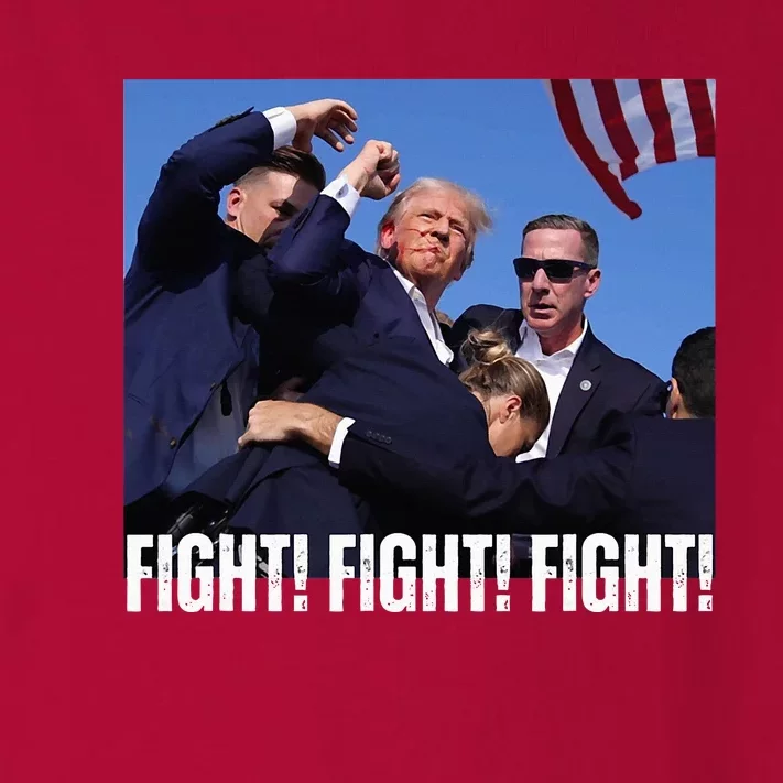 Trump Rally Fight Trump Rally Fight! Fight! Fight! Toddler Long Sleeve Shirt