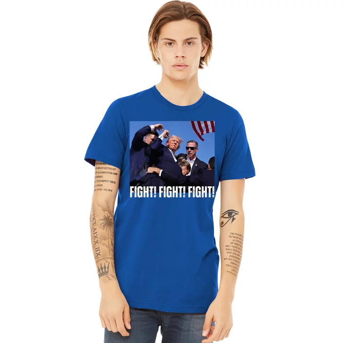 Trump Rally Fight Trump Rally Fight! Fight! Fight! Premium Premium T-Shirt