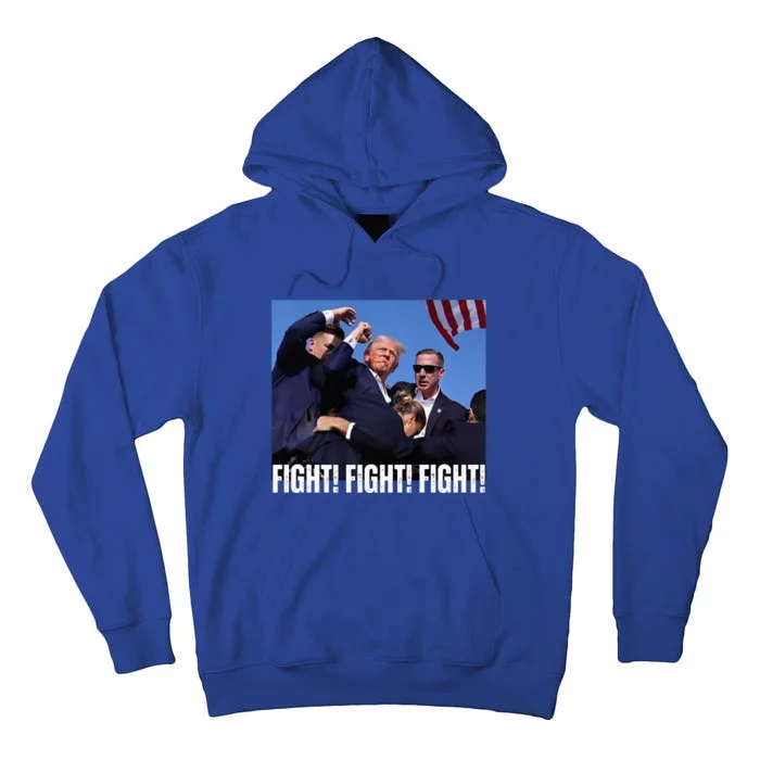 Trump Rally Fight Trump Rally Fight! Fight! Fight! Premium Tall Hoodie