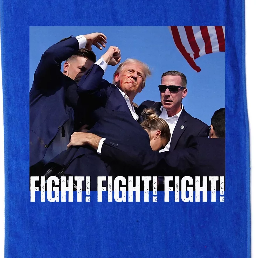 Trump Rally Fight Trump Rally Fight! Fight! Fight! Premium Platinum Collection Golf Towel