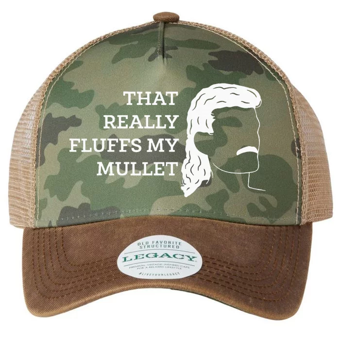 That Really Fluffs My Mullet Haircut Vokuhila Legacy Tie Dye Trucker Hat