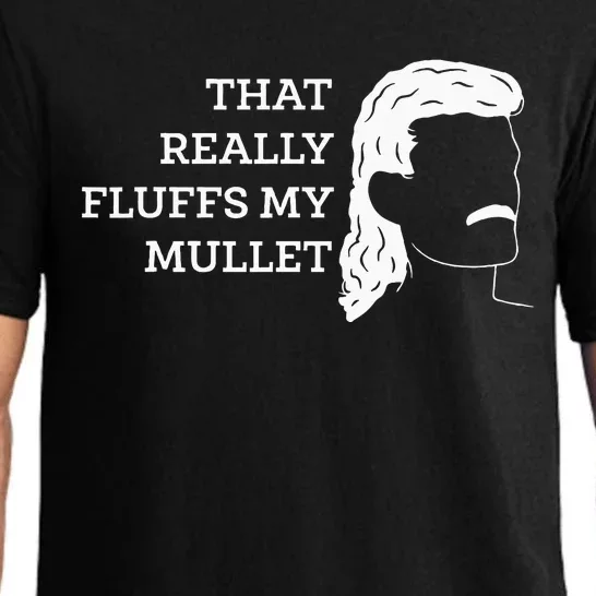 That Really Fluffs My Mullet Haircut Vokuhila Pajama Set