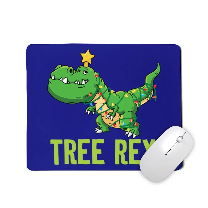 Tree Rex Funny Trex Christmas Funny Dinosaur Lover Holiday Gift Mousepad