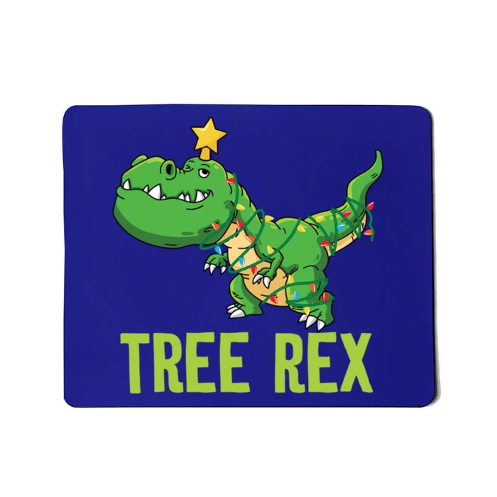 Tree Rex Funny Trex Christmas Funny Dinosaur Lover Holiday Gift Mousepad