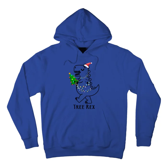 Tree Rex Funny Xmas Christmas Trex Gift Hoodie