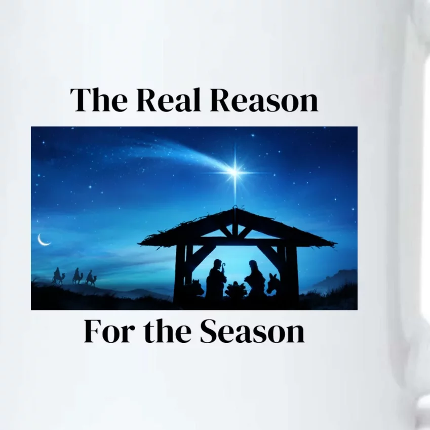 The Reason For The Season Black Color Changing Mug