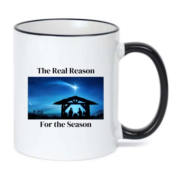 The Reason For The Season Black Color Changing Mug