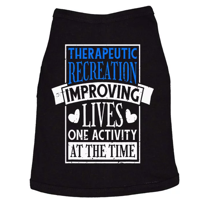 Therapeutic Recreation For Recreational Therapy Doggie Tank