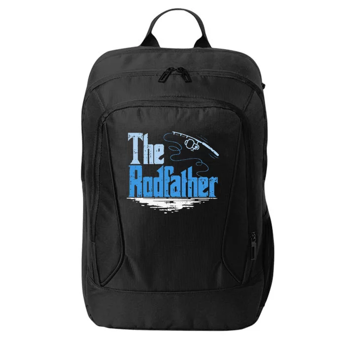 The Rodfather Funny Fishing Parody City Backpack