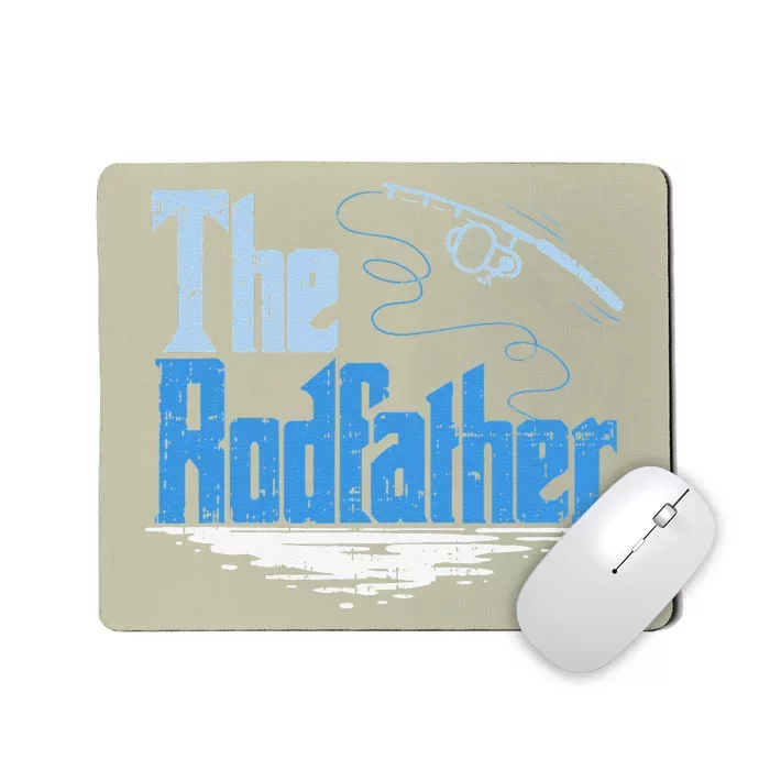 The Rodfather Funny Fishing Parody Mousepad