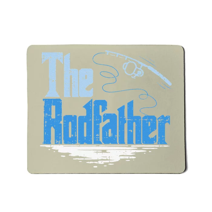 The Rodfather Funny Fishing Parody Mousepad