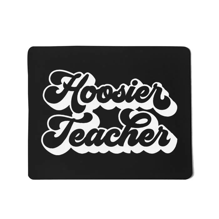 Teacher Red For Ed Indiana Public Education Mousepad