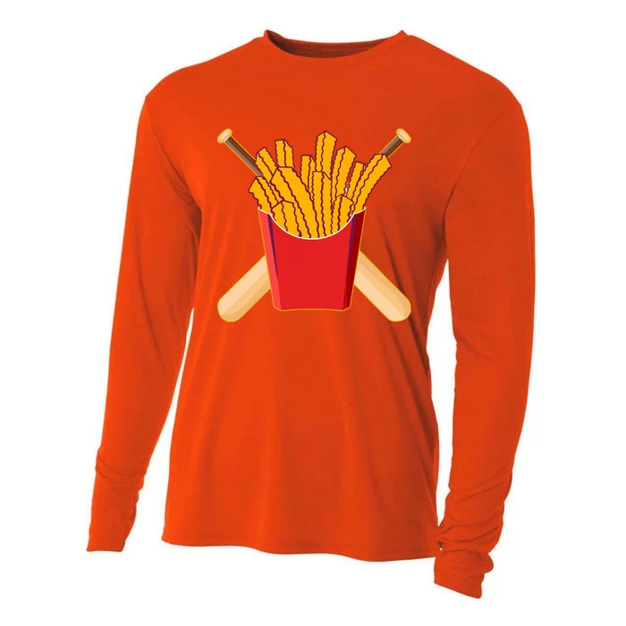 Team Rally Fries Cooling Performance Long Sleeve Crew