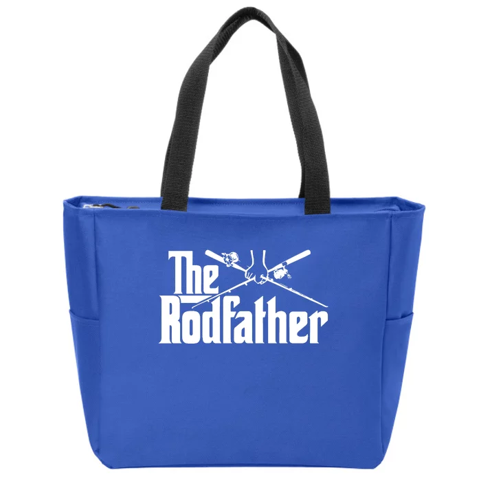 The Rodfather Funny Zip Tote Bag