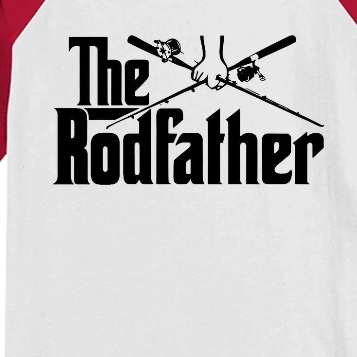 The Rodfather Funny Kids Colorblock Raglan Jersey