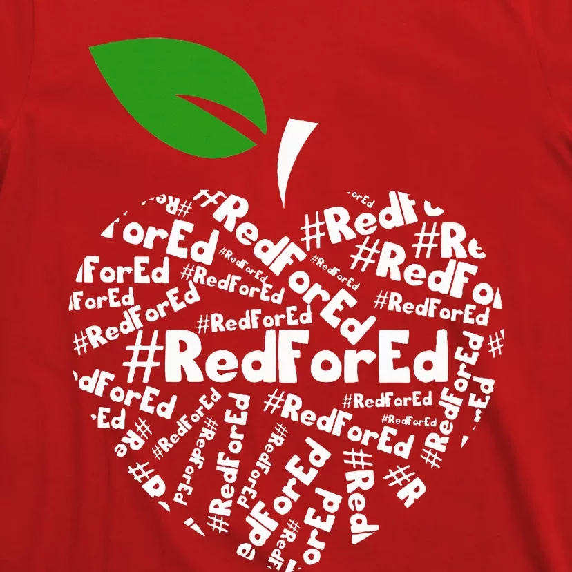 Teacher Red for Ed Teacher Protest T-Shirt