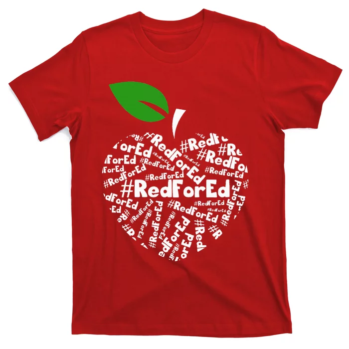 Teacher Red for Ed Teacher Protest T-Shirt