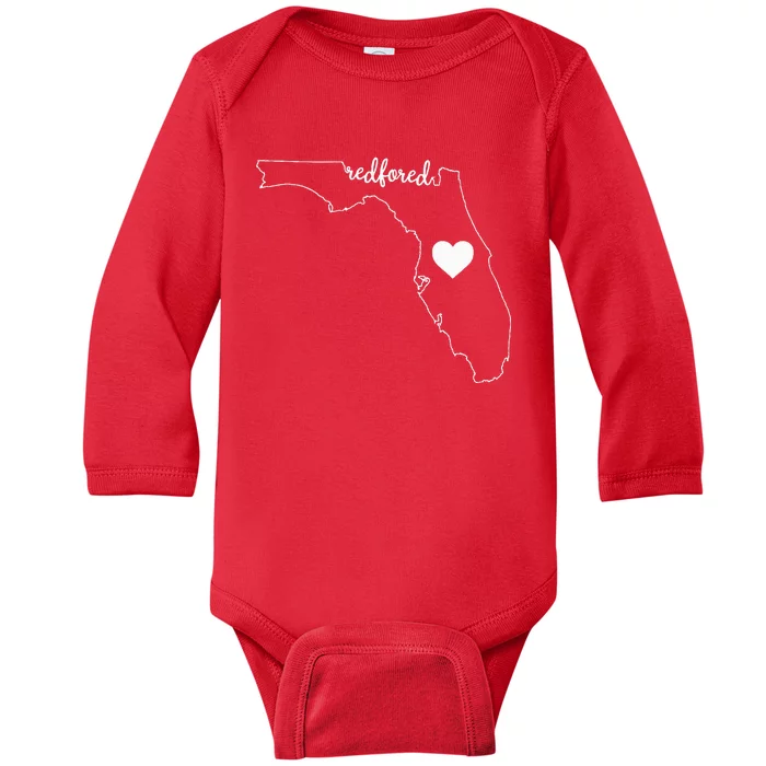 Teacher Red For Ed RedForEd Indiana Pencil Drawing Gift Baby Long Sleeve Bodysuit