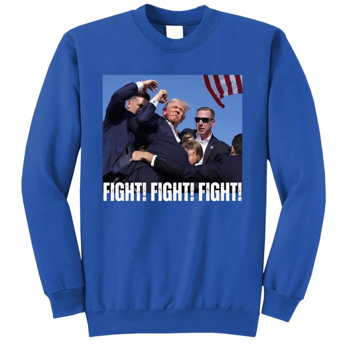 Trump Rally Fight Trump Rally Fight! Fight! Fight! Gift Tall Sweatshirt