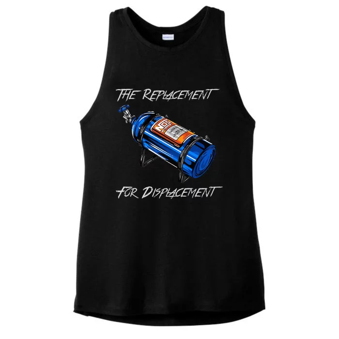 The Replacement For Displacement Nitrous Bottle Ladies Tri-Blend Wicking Tank