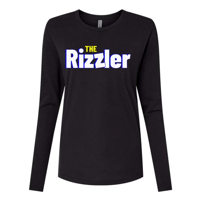 The Rizzler For The Rizz God Womens Cotton Relaxed Long Sleeve T-Shirt