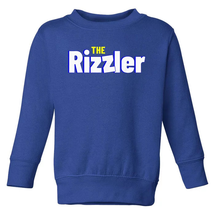 The Rizzler For The Rizz God Toddler Sweatshirt