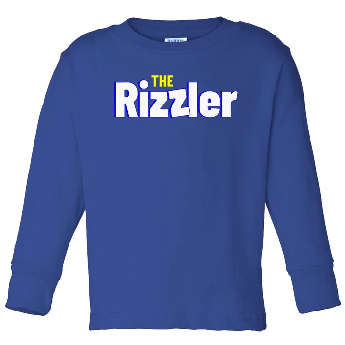 The Rizzler For The Rizz God Toddler Long Sleeve Shirt