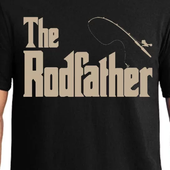 The Rodfather Funny Fishing Dad Gift Pajama Set