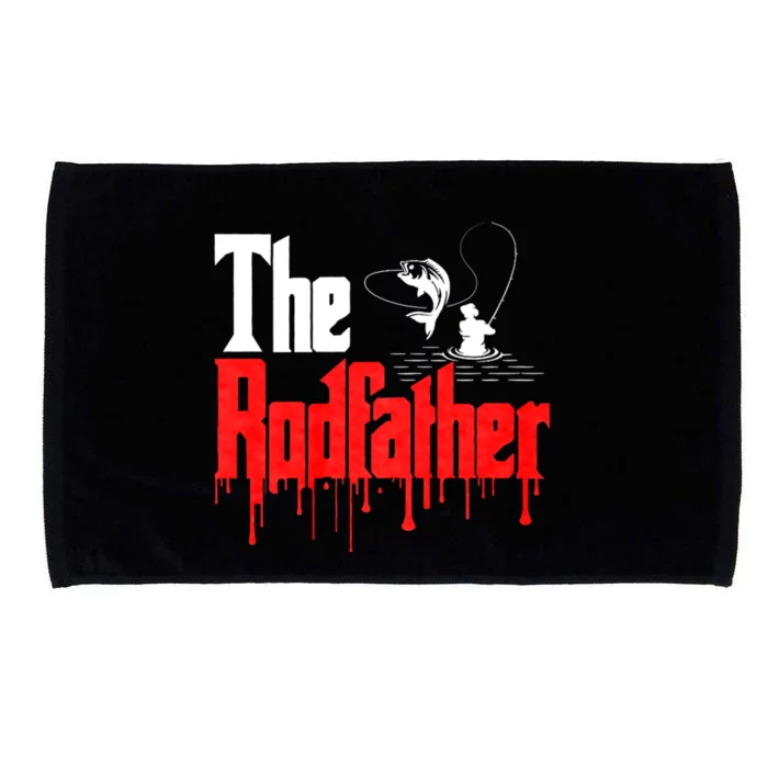 The Rodfather Fishing Humor Microfiber Hand Towel