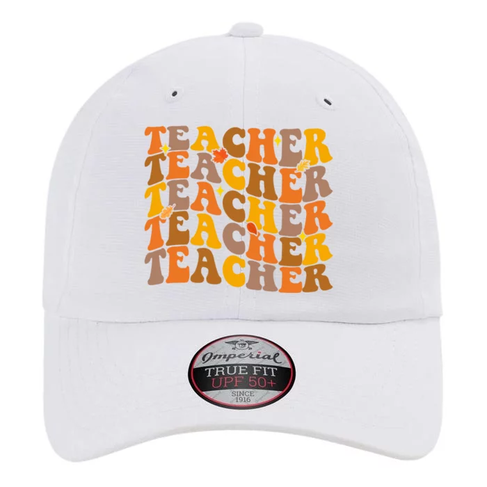 Teacher Retro Fall Cute Gift The Original Performance Cap