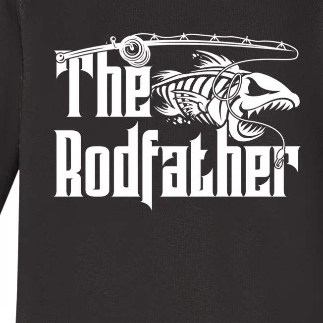 The Rodfather | Fishing Baby Long Sleeve Bodysuit