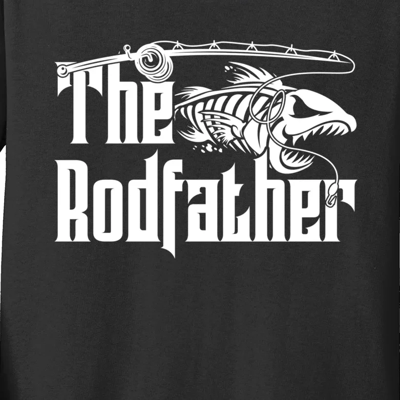 The Rodfather | Fishing Kids Long Sleeve Shirt