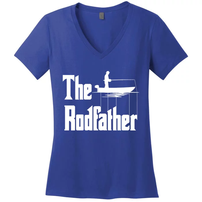 The Rod Father Funny Quote For Fisher Funny Gift Women's V-Neck T-Shirt