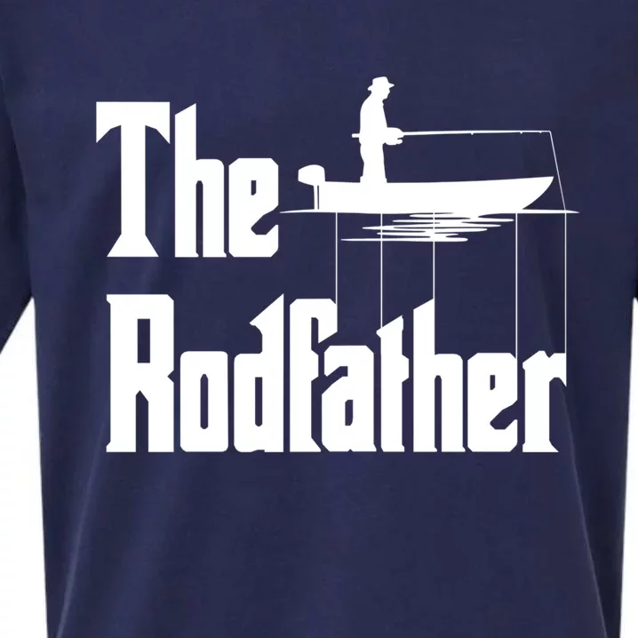 The Rod Father Funny Quote For Fisher Funny Gift Sueded Cloud Jersey T-Shirt