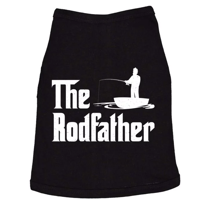 The Rodfather Funny Fishing For Fisherman Gift Doggie Tank