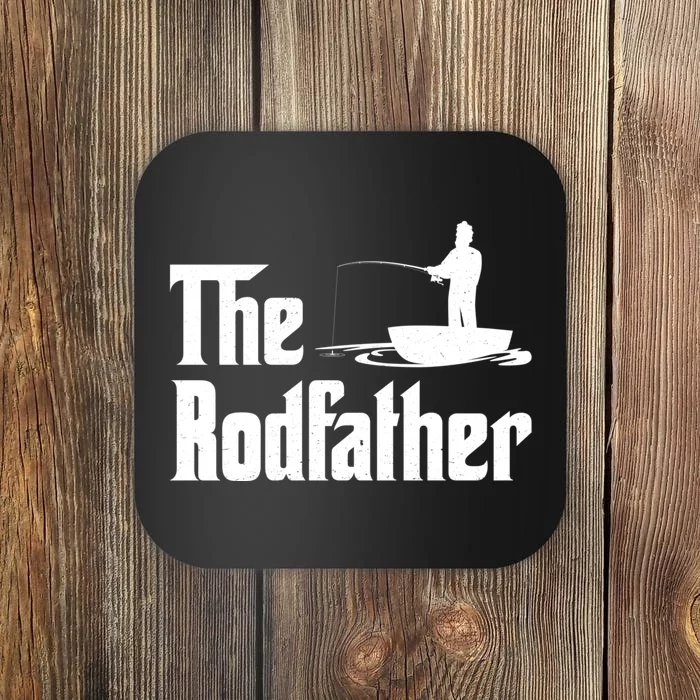 The Rodfather Funny Fishing For Fisherman Gift Coaster