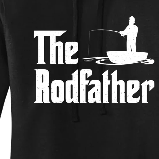 The Rodfather Funny Fishing For Fisherman Gift Women's Pullover Hoodie