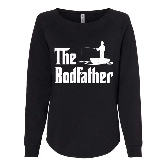 The Rodfather Funny Fishing For Fisherman Gift Womens California Wash Sweatshirt