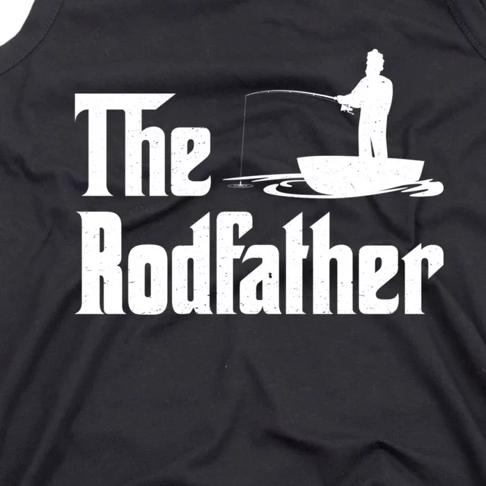 The Rodfather Funny Fishing For Fisherman Gift Tank Top